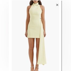 House of CB “Marla” Funnel Neck Mini Dress